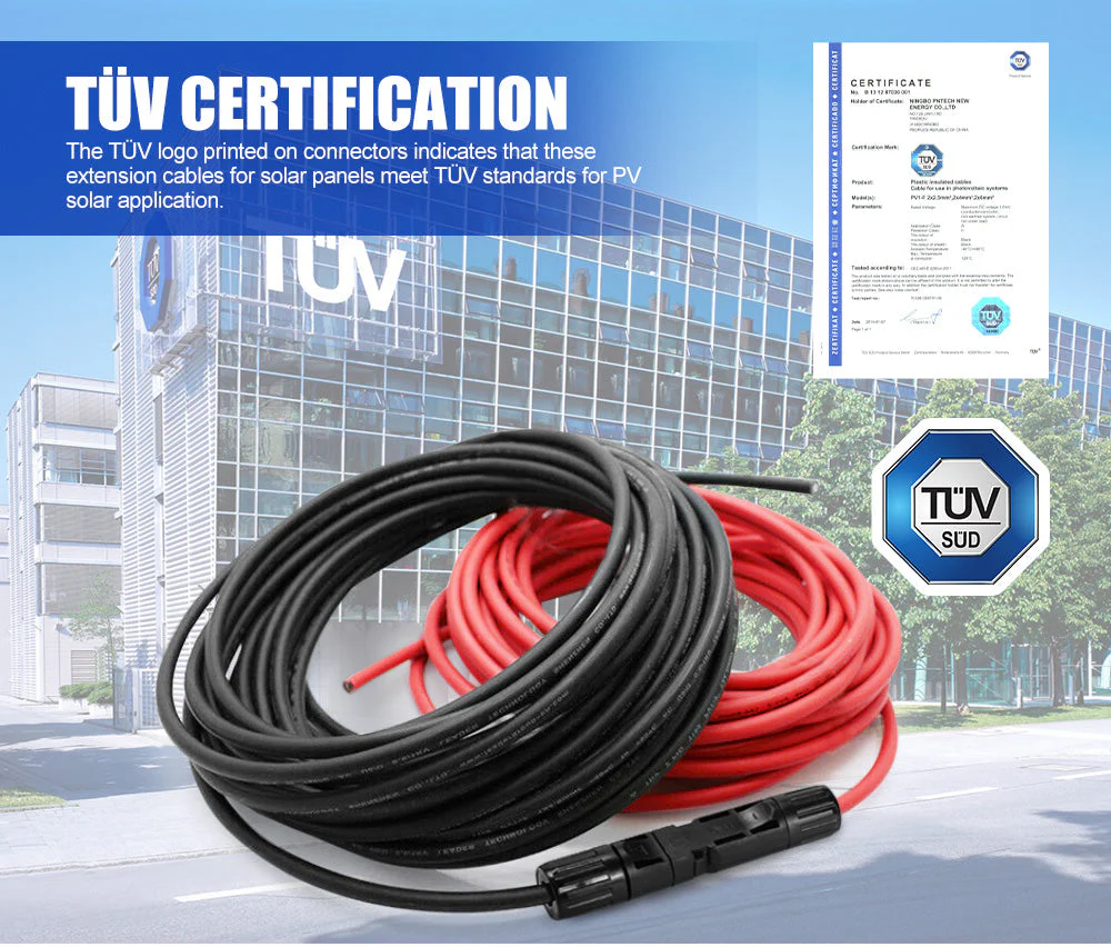 10M x 6mm² Solar Extension Cable - Image 3