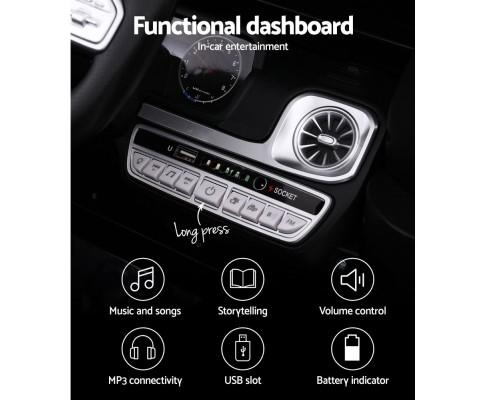 12V Black Mercedes Benz Ride on Car - Image 6