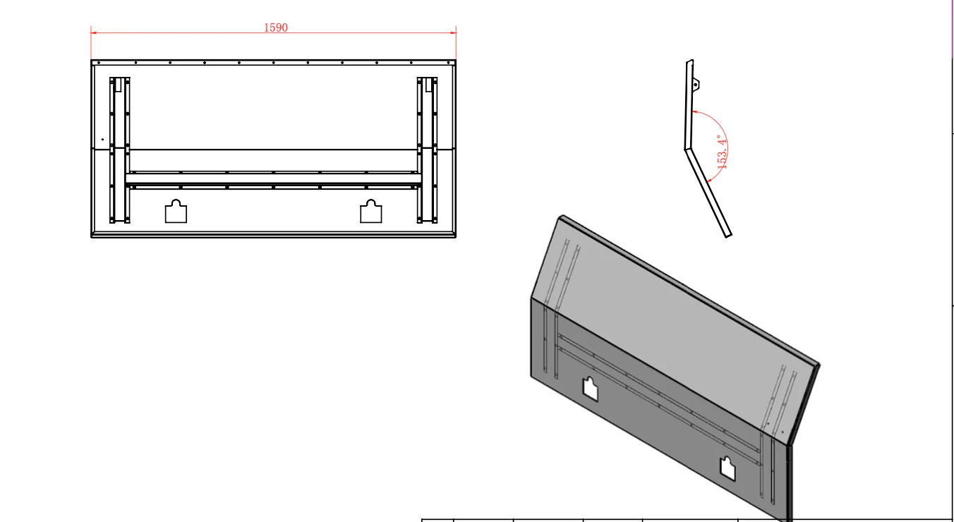 1700MM Full Door - Aluminium Tool Box Black - Image 18