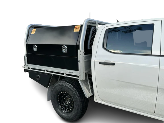 1700MM Full Door - Aluminium Tool Box Black - Image 4