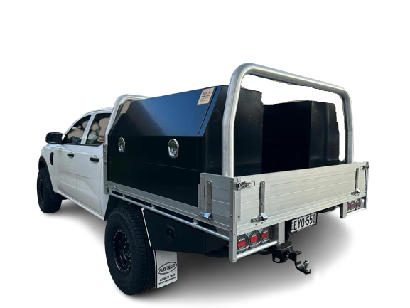 1700MM Full Door - Aluminium Tool Box Black - Image 7