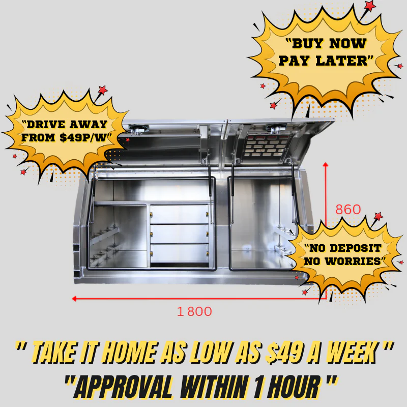 1800 Length Canopy + Dog Box + Draws (Jack off Compatible) - Image 2