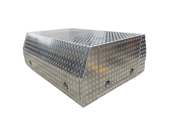 Premium 2400 Checker Plate Canopy (Non Jack Off Compatible) - Image 3