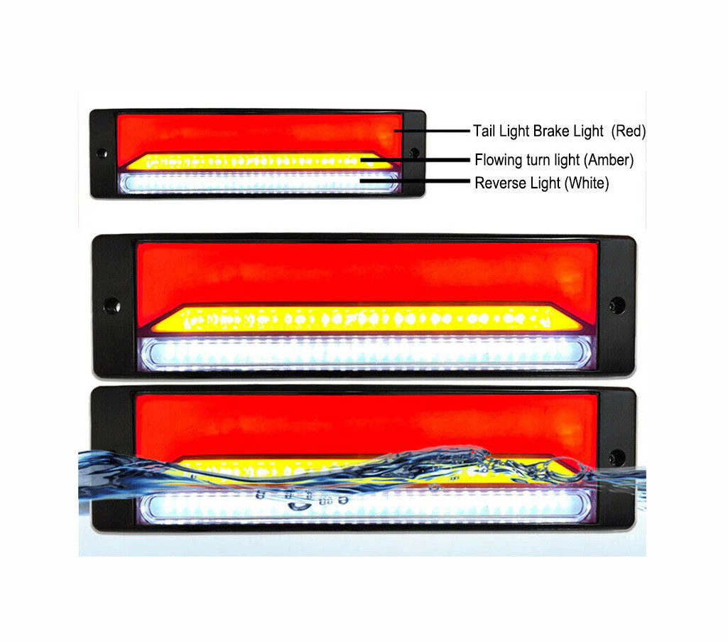 2X 147 LED Stop Tail Lights Kit Boat Truck Trailer Ute Submersible Waterproof AU - Image 2