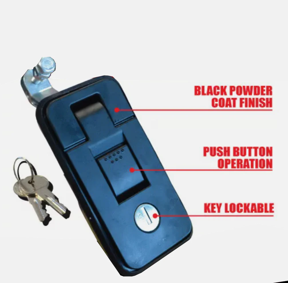 2x Compression Locks Push Latch, Tool Box, Camper Tradesman Trailer - Image 3