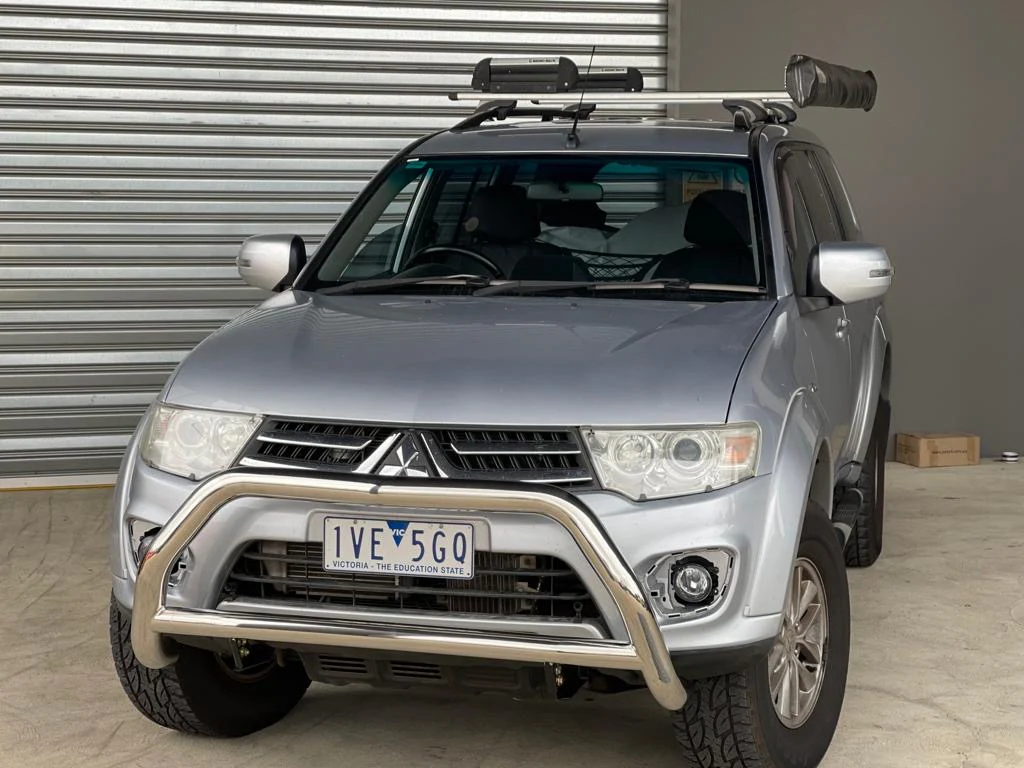 3″ Stainless Steel Nudge Bar to suit Mitsubishi Challenger PB PC Chrome - Image 10