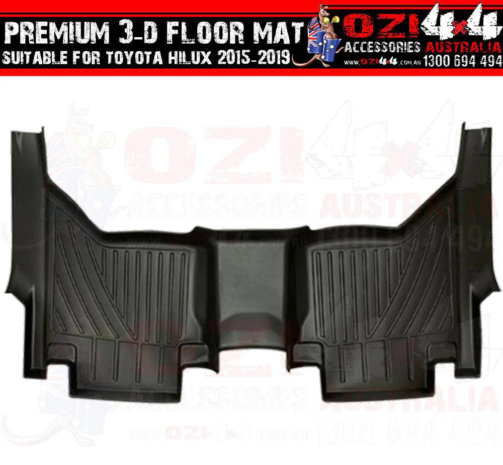 3D Floor Mat Liner Suitable for Toyota Hilux SR & SR5 2015-2019 - Image 5