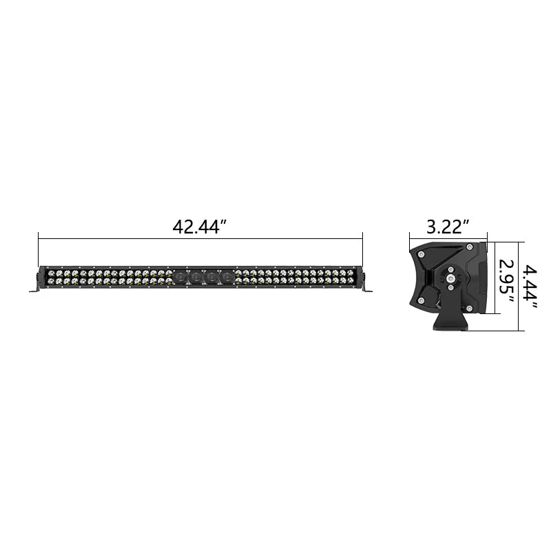 42" Osram LED Triple Laser Light Bar - Image 3
