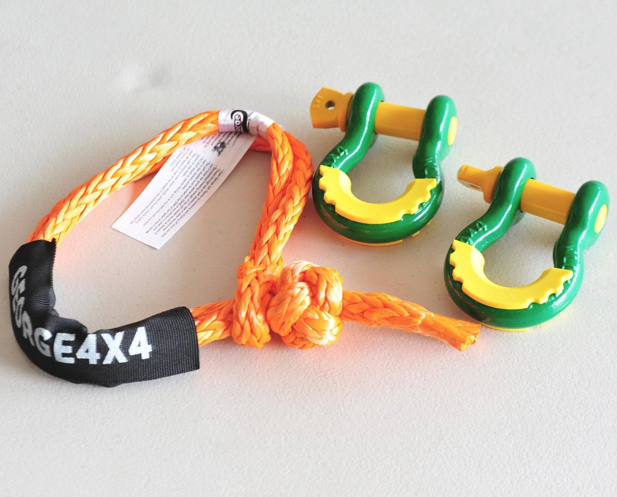 4WD Recovery Kit: Soft shackle 15000kg + Rated Steel Shackle + Steel Shackle Isolator - Image 5