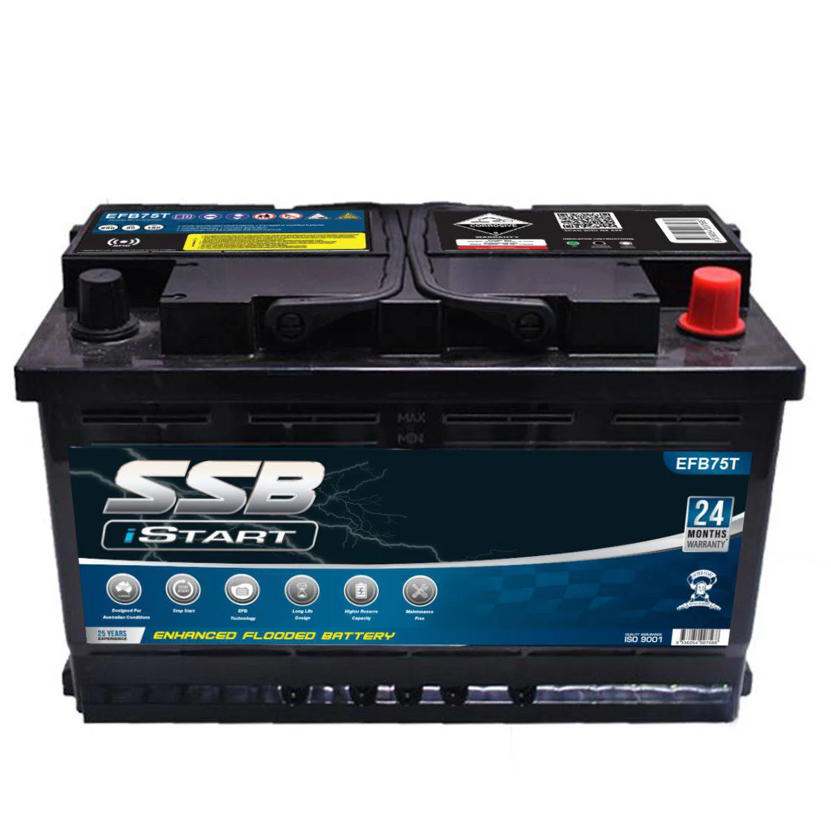 4X4 Battery Suits Ford Ranger 2015 3.2L Auto PX MK11  Start Stop Diesel (Online Only) - Image 2