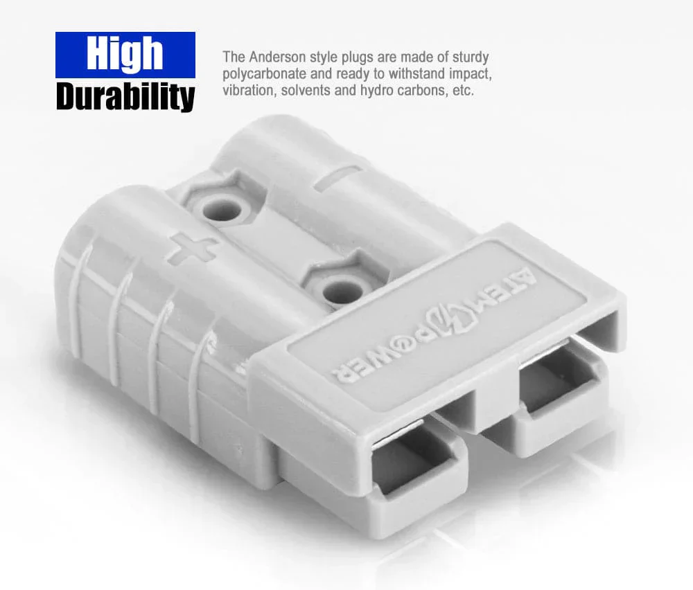4pc Set of 50A Anderson-Style Plug With T-Bar - Image 2