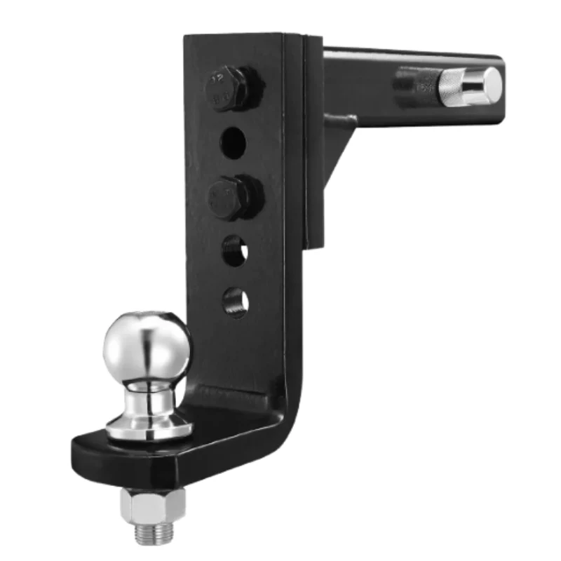 Adjustable Drop Towbar Tow Bar Ball Mount Tongue Hitch Trailer Car 4WD 7800LBS - Image 2
