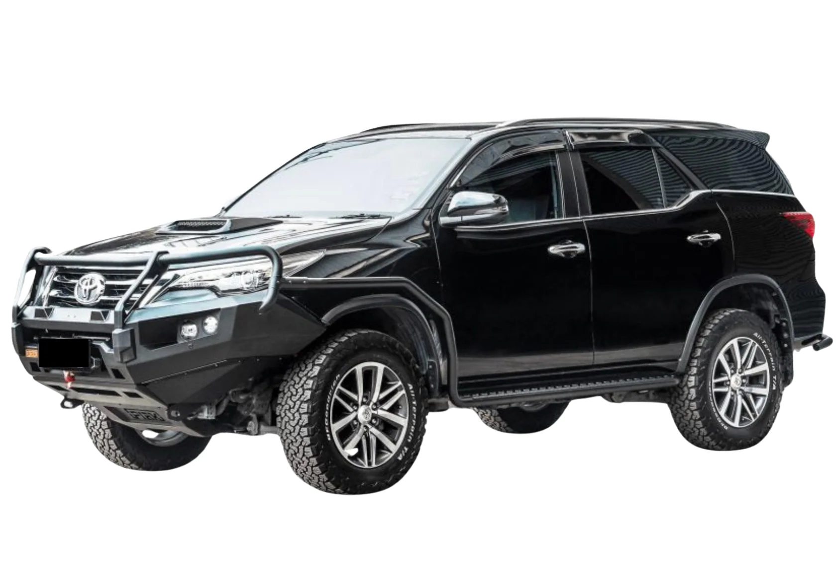 Adjustable Side Steps + Brush Bars Suitable For Toyota Fortuner 2015+ - Image 2