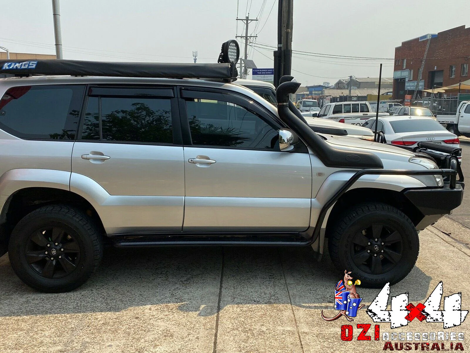 Adjustable Side Steps + Brush Bars Suitable For Toyota Land Cruiser Prado 120 Series 2003-2009 - Image 17
