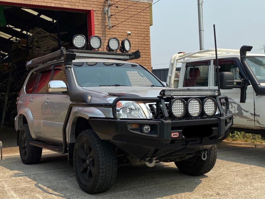 Adjustable Side Steps + Brush Bars Suitable For Toyota Land Cruiser Prado 120 Series 2003-2009 - Image 26