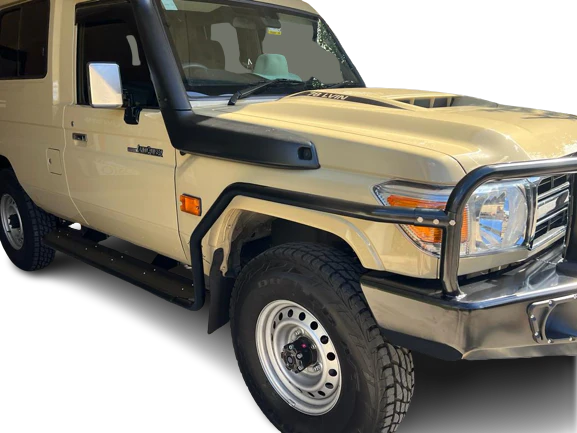 Adjustable Side Steps + Brush Bars Suitable For Toyota Land Cruiser 78 Series 2007+ - Image 9