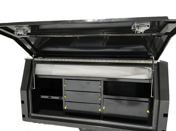 Adventure 1800 Dog Box Black Aluminum Canopy - Image 12