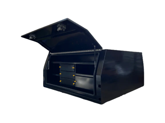 Adventure 1800 Dog Box Black Aluminum Canopy - Image 5
