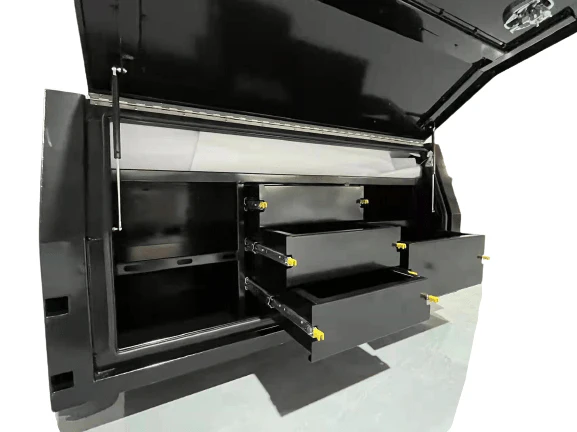 Adventure 1800 Dog Box Black Aluminum Canopy - Image 9