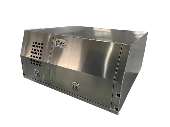 Adventure 1800 Dog Box Raw Aluminium Canopy - Image 6