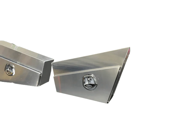 Under body Tool Box 190 Wide Platinum Raw Pair Under Tray / Ute Tool Box - Image 8