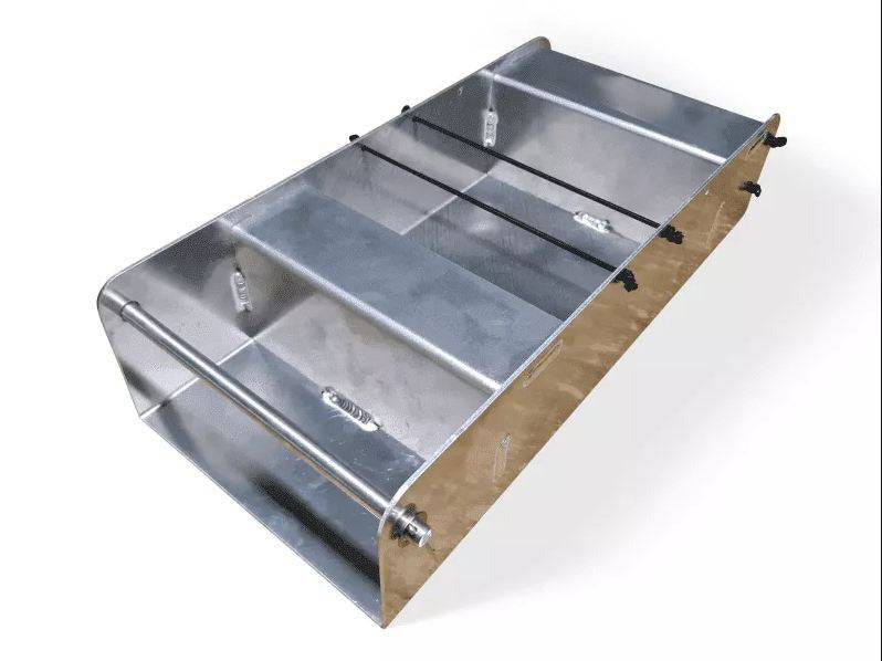 Aluminum Paper Roll Holder With Storage Shelf - Image 6