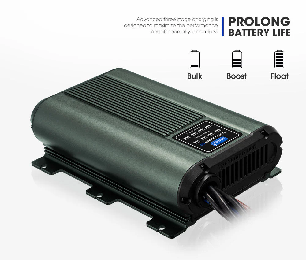 ATEM POWER 12V 60A DC to DC Battery Charger MPPT Dual Battery AGM Lithium LifePO4 - Image 5
