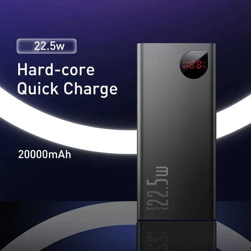 Baseus 2.25W Power Bank Quick Charging Powerbank Portable Charger 20000 mah (Online only) - Image 13