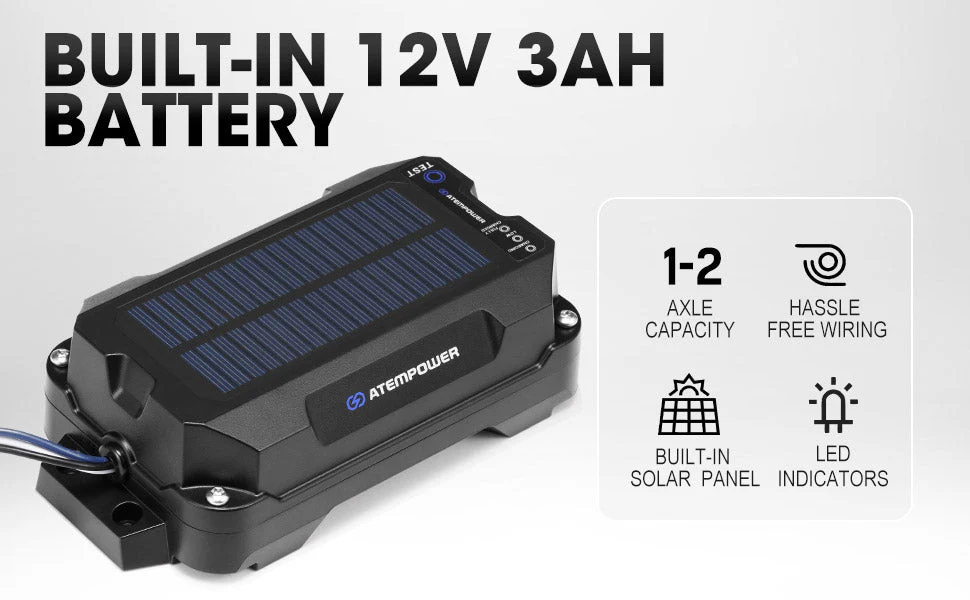 Trailer Break Away System with Battery & Switch