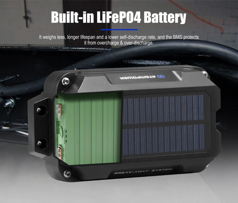 Trailer Break Away System with Battery & Switch - Image 12