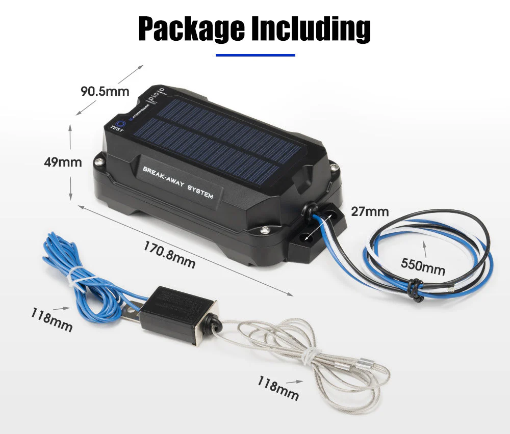 Trailer Break Away System with Battery & Switch - Image 7