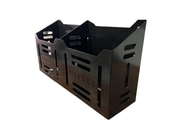 Black Aluminum Dual Jerry Can Holder - Image 5