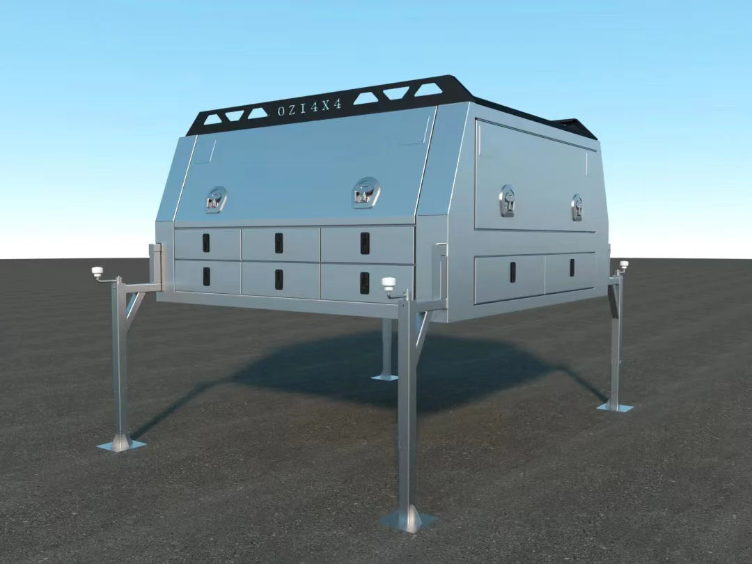 Black Delta 1800 Builders Compartment Canopy - Image 110