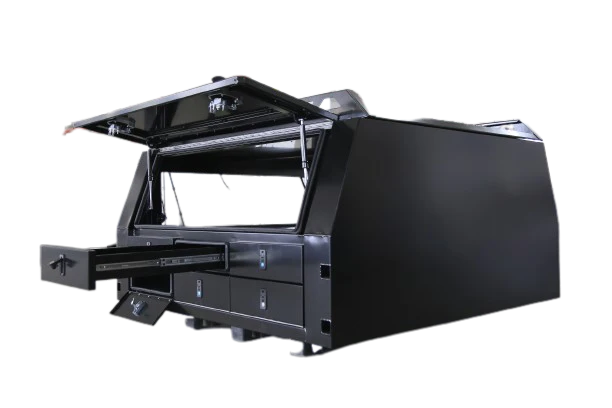 Black Delta 1800 Builders Compartment Canopy - Image 42