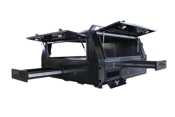 Black Delta 1800 Builders Compartment Canopy - Image 48