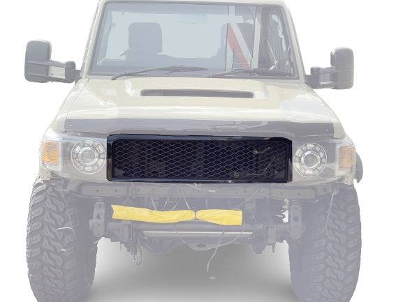 Black Honeycomb Mesh Grill Suitable For Toyota Landcruiser 79,78,76 Series 2007+ - Image 3