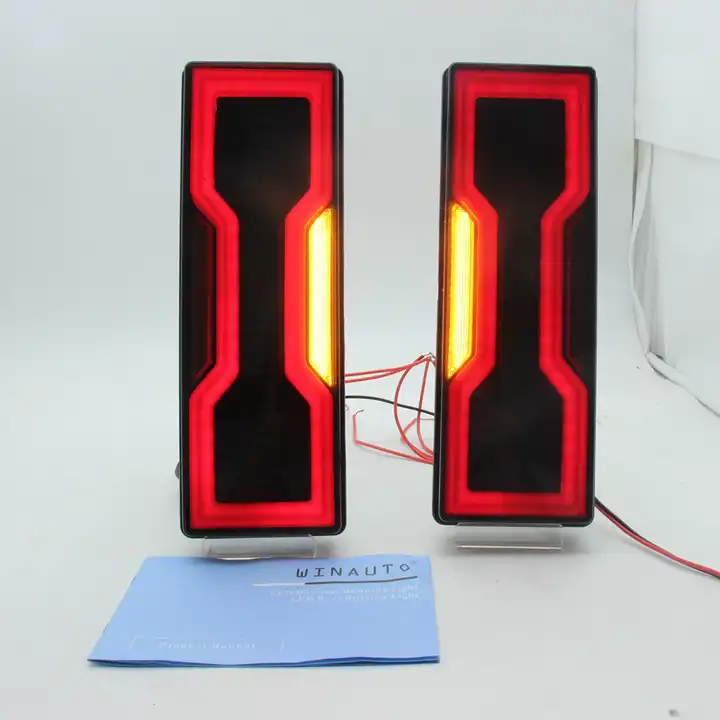 Bow Tie LED Tray Tail Lights Suitable for Toyota Landcruiser 79 Series Universal (Non-ADR Approved) - Image 3