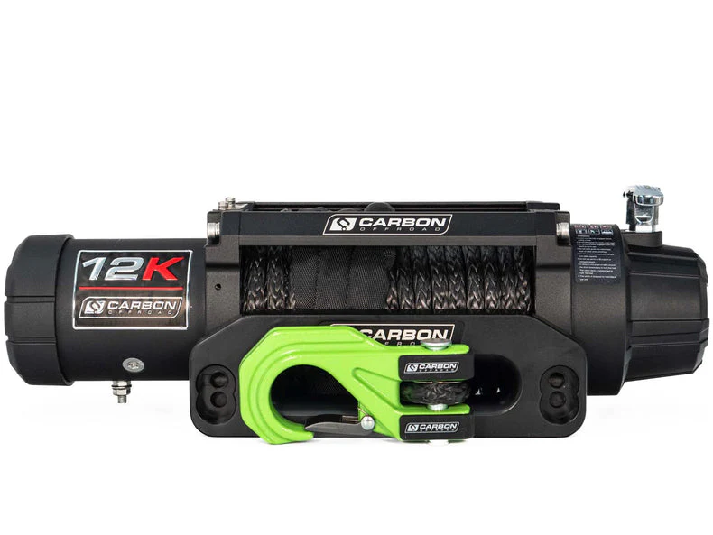 Carbon 12K - 12000lb Winch V3 with MegaPro Hook - Image 5