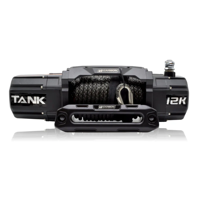 Carbon TANK - 12000lb Winch 12V No Hook - Image 3