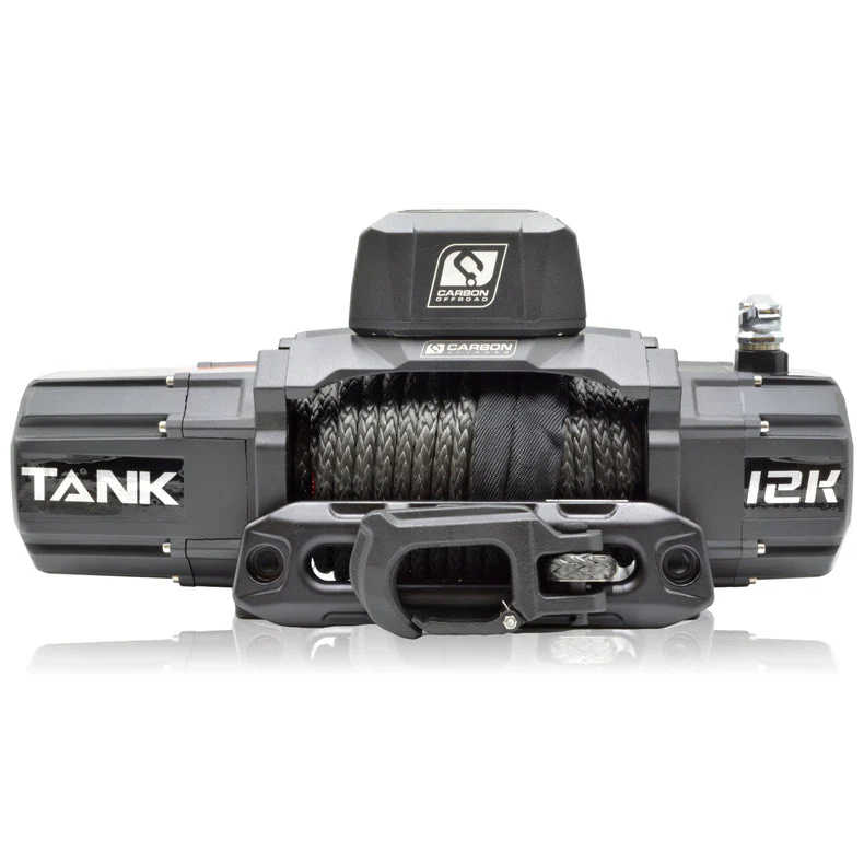 Carbon TANK - 12000lb Winch 12V No Hook - Image 4