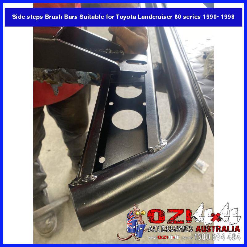 Combo Deal Bullbar & Side Steps & Brush Bar Suitable For Toyota Landcruiser 80 Series - Image 11