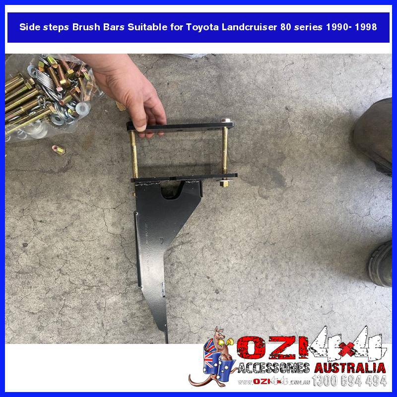 Combo Deal Bullbar & Side Steps & Brush Bar Suitable For Toyota Landcruiser 80 Series - Image 12