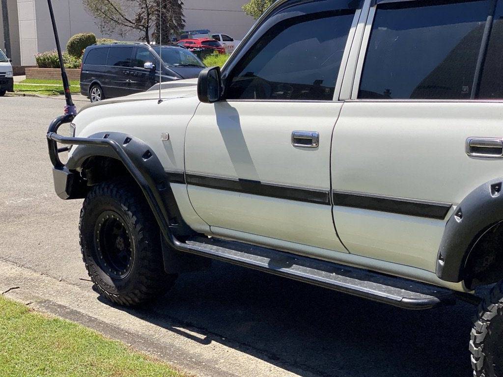 Combo Deal Bullbar & Side Steps & Brush Bar Suitable For Toyota Landcruiser 80 Series - Image 14