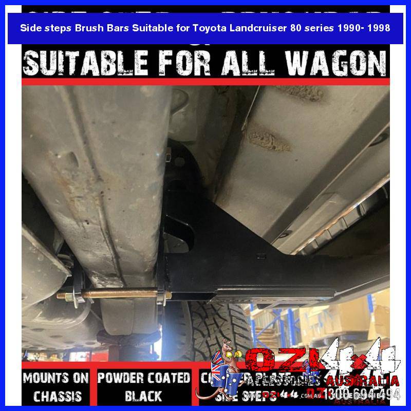 Combo Deal Bullbar & Side Steps & Brush Bar Suitable For Toyota Landcruiser 80 Series - Image 15