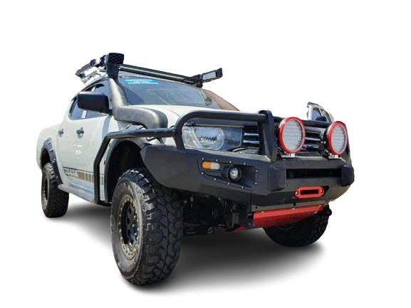 Commercial  Bullbar + Side Steps Suits Mitsubishi Triton MN/ML 2006-2015 - Image 16