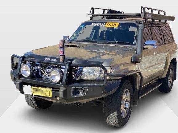 Combo Deal Safari Bullbar + Side Steps & Brush Bars Suits Nissan Patrol GU Series 4 2005-2015 - Image 2