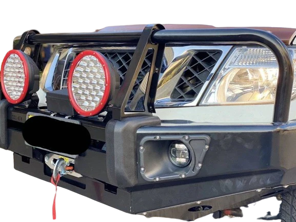 Combo Safari Bullbar + Side Steps & Brush Bar Suits Nissan Navara / Pathfinder D40 Thai 2005 - 2015 - Image 33