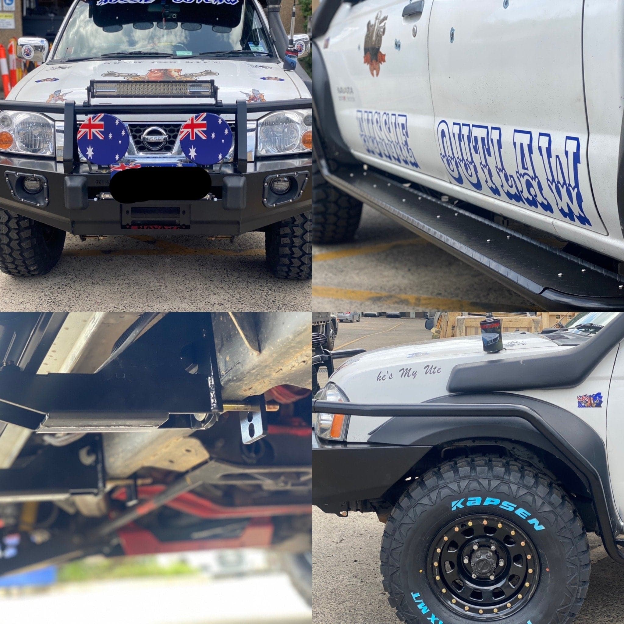 Combo Safari Bullbar + Side Steps & Brush Bar Suits Nissan Navara / Pathfinder D40 Thai 2005 - 2015 - Image 9