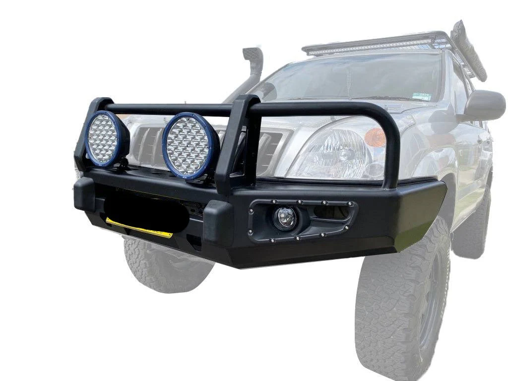 Commercial Bullbar Suitable For Toyota Landcruiser Prado 120 Series  2003-2009 - Image 10