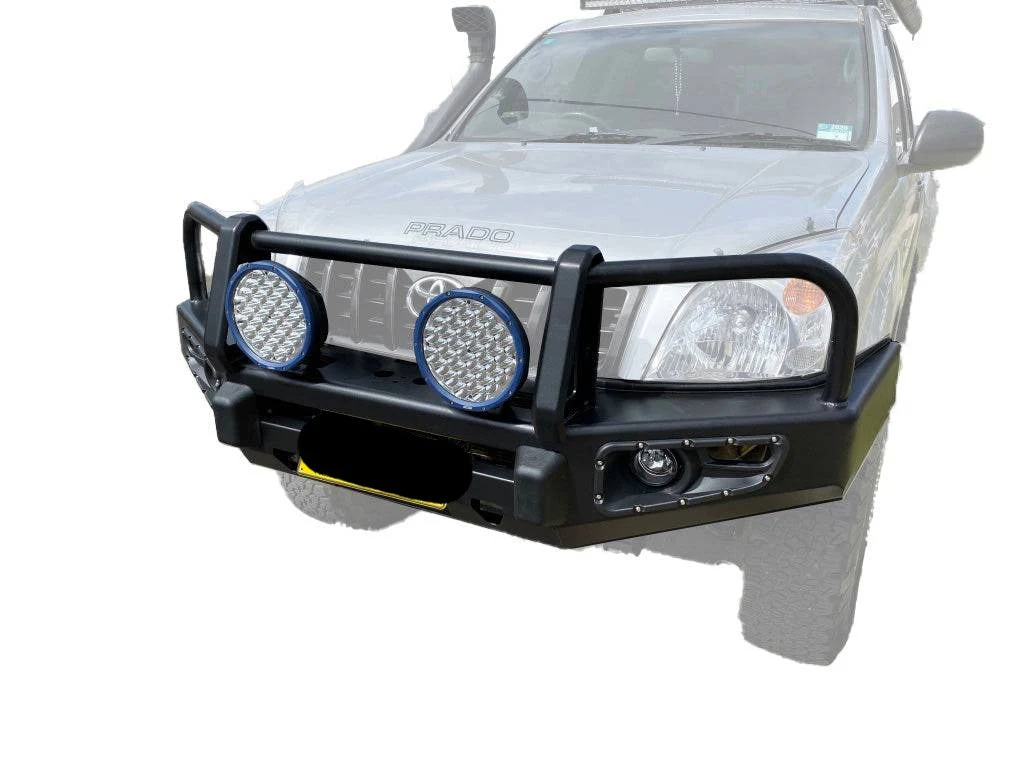 Commercial Bullbar Suitable For Toyota Landcruiser Prado 120 Series  2003-2009 - Image 11